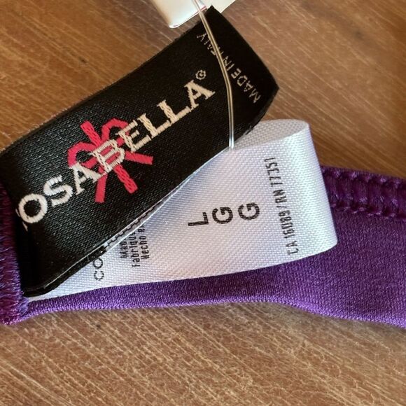 COSABELLA DOLCE BRA BRALETTE IN SWEET GRAPE NWT SIZE LARGE - Picture 8 of 8